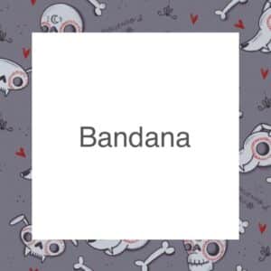 Bandana - Semitransparente - Gris